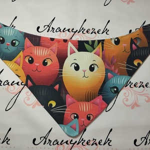 Cica pofik-nyálkendő, Ruha & Divat, Babaruha & Gyerekruha, Előke & Nyálkendő, Varrás, Mindenmás, MESKA