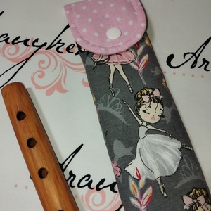 Balerina fehér ruhában-furulyatok   - könyv & zene - hangszer & hangszertok - Meska.hu