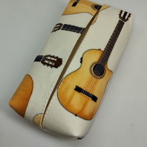 Gitáros -bélelt papírzsebkendő tartó, Táska & Tok, Pénztárca & Más tok, Zsebkendőtartó tok, Varrás, Mindenmás, MESKA
