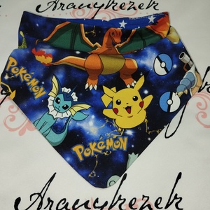 Pokémon mintás nyálkendő - ruha & divat - babaruha & gyerekruha - előke & nyálkendő - Meska.hu