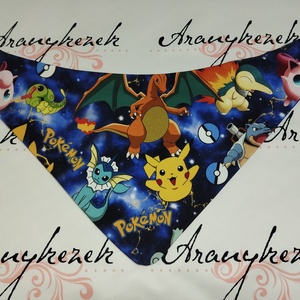Pokémon mintás nyálkendő - Meska.hu