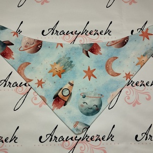 Űrhajós- nyálkendő - ruha & divat - babaruha & gyerekruha - előke & nyálkendő - Meska.hu