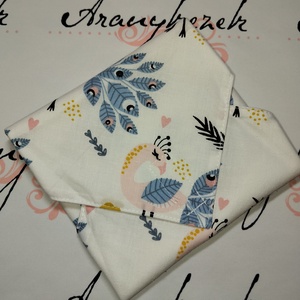 Pávás-újraszalvéta, Táska & Tok, Uzsonna- & Ebéd tartó, Szendvics csomagoló, Varrás, Mindenmás, MESKA