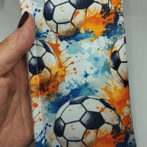 Szemüvegtok-Napszemüvegtok-Focis-vízálló vászonból - táska & tok - pénztárca & más tok - szemüvegtok - Meska.hu