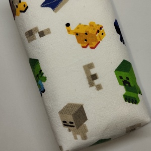 Minecraft-bélelt papírzsebkendő tartó - táska & tok - pénztárca & más tok - zsebkendőtartó tok - Meska.hu