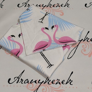 Flamingós-újraszalvéta - Meska.hu