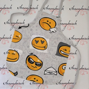 Kötény ovisoknak-Emojis - Meska.hu