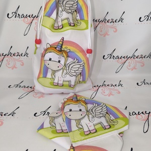 Uzsonnás szett- unicornis mintás - Meska.hu