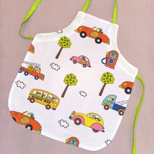 Kötény ovisoknak-járműves - Meska.hu