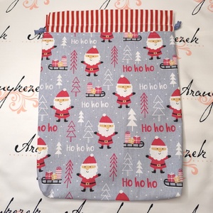 Mikulás zsák - karácsony - mikulás - mikulás zsák - Meska.hu