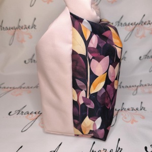 Leveles-Vízálló uzsonnás tasak kézben vihető-PUL béléssel-Vállon is viheted egy megvásárolható pánttal - táska & tok - uzsonna- & ebéd tartó - ebéd tasak, doboz - Meska.hu