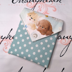 Kutyás-pöttyös arctisztító korong 8db+neszesszer - szépségápolás - arcápolás - arctisztító korong - Meska.hu