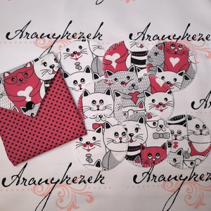 Cicás- piros-arctisztító korong 8db+neszesszer - Meska.hu