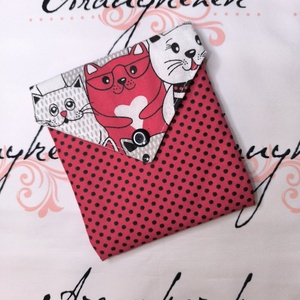 Cicás- piros-arctisztító korong 8db+neszesszer - szépségápolás - arcápolás - arctisztító korong - Meska.hu