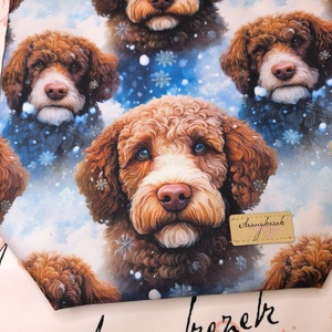 Doodle-Vízálló uzsonnás tasak kézben vihető-PUL béléssel-Vállon is viheted egy megvásárolható pánttal - táska & tok - uzsonna- & ebéd tartó - ebéd tasak, doboz - Meska.hu