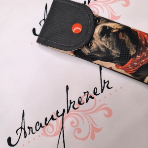 Kutyás 3.-vízlepergetős vászonból-furulyatok   - könyv & zene - hangszer & hangszertok - Meska.hu