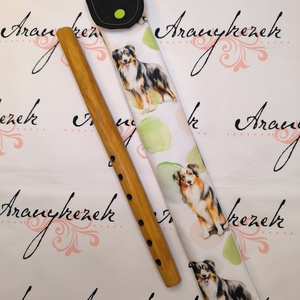 Kutyás 4.-vízlepergetős vászonból-furulyatok  , Könyv & Zene, Hangszer & Hangszertok, Varrás, MESKA