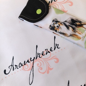 Kutyás 4.-vízlepergetős vászonból-furulyatok   - könyv & zene - hangszer & hangszertok - Meska.hu