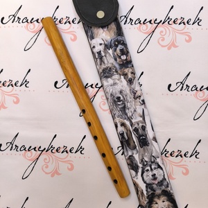 Kutyás 5.-vízlepergetős vászonból-furulyatok   - Meska.hu