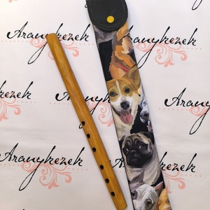 Kutyás 6.-vízlepergetős vászonból-furulyatok   - Meska.hu