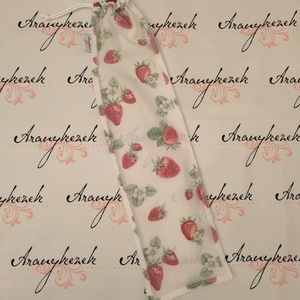 Bagett bevásárló zsák-Epres , Táska & Tok, Bevásárlás & Shopper táska, Zöldség/Gyümölcs zsák, Varrás, Mindenmás, MESKA