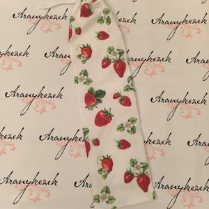 Bagett bevásárló zsák-Epres  - táska & tok - bevásárlás & shopper táska - zöldség/gyümölcs zsák - Meska.hu