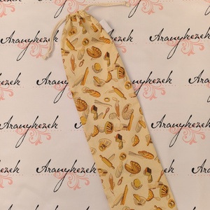 Bagett bevásárló zsák-Péksütis  - táska & tok - bevásárlás & shopper táska - zöldség/gyümölcs zsák - Meska.hu