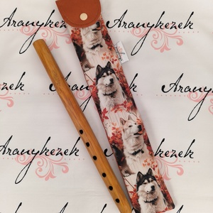 Husky-vízlepergetős vászonból-furulyatok  , Könyv & Zene, Hangszer & Hangszertok, Varrás, MESKA