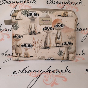 Szurikáta -neszesszer XL méretben , Táska & Tok, Neszesszer, Varrás, Mindenmás, MESKA