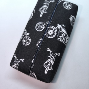 Motoros-bélelt zsepitartó - táska & tok - pénztárca & más tok - zsebkendőtartó tok - Meska.hu