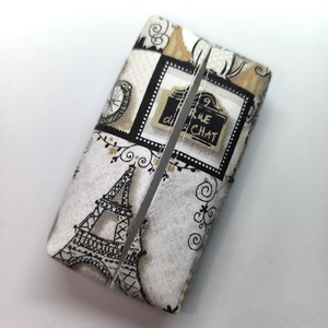 Párizs-bélelt zsepitartó, Táska & Tok, Pénztárca & Más tok, Zsebkendőtartó tok, Varrás, Mindenmás, MESKA