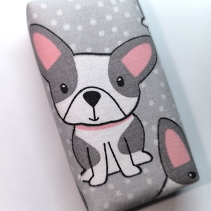 Francia bulldog bélelt zsepitartó - Meska.hu