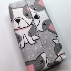 Francia bulldog bélelt zsepitartó - táska & tok - pénztárca & más tok - zsebkendőtartó tok - Meska.hu