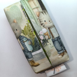 Cica city-bélelt papírzsebkendő tartó - Meska.hu