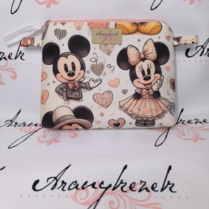 Minnie és Mickey mintás-neszesszer L méretben  - Meska.hu