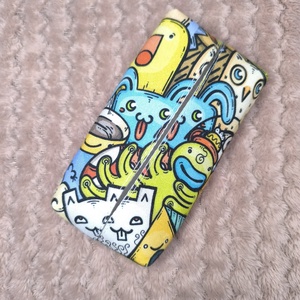 Kavalkád-bélelt papírzsebkendő tartó - Meska.hu