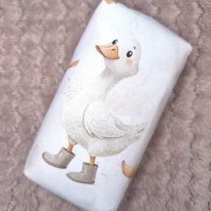 Csizmás kacsa-bélelt papírzsebkendő tartó, Táska & Tok, Pénztárca & Más tok, Zsebkendőtartó tok, Varrás, Mindenmás, MESKA