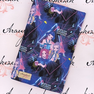 K-POP DEMON HUNTERS-Könyvtok-tablet vagy e-book tok-KISEBB-Vízlepergetős  - Meska.hu