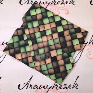 Minecraft-újraszalvéta-prémium minőségű pamutvászonból - Meska.hu