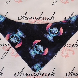 Nyálkendő-Stitch a csillagkutya - Meska.hu