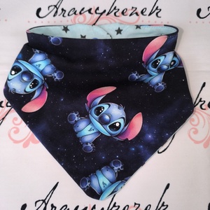 Nyálkendő-Stitch a csillagkutya - baba - mama - babaruházat - nyálkendő - Meska.hu