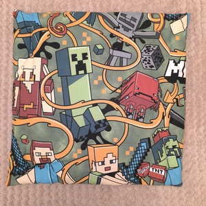 Minecraft mintás-ülőpárna - otthon & életmód - lakástextil - székpárna, huzat - Meska.hu