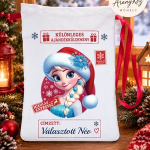 Névre szóló Mikulás zsák, Elza - Meska.hu