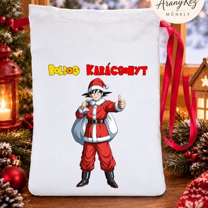 Mikulás zsák, Dragon Ball Z, Songoku - Meska.hu