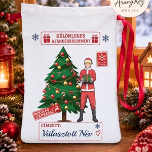 Névre szóló Mikulás zsák, Naruto - karácsony - mikulás - mikulás zsák - Meska.hu