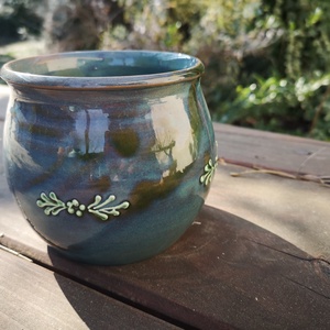 Kerámia kaspó, Otthon & Életmód, Virágdekoráció, Virágtartó, Kaspó, Agyagozás, Kerámia, MESKA