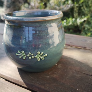 Kerámia kaspó - otthon & életmód - virágdekoráció - virágtartó - kaspó - Meska.hu