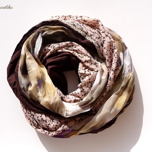 Őszi natúr  (őszi-tavaszi csősál) - Aranypántlika - ruha & divat - sál, sapka, kendő - sál - Meska.hu Őszi natúr  (őszi-tavaszi csősál) - Aranypántlika - ruha & divat - sál, sapka, kendő - sál - Meska.hu