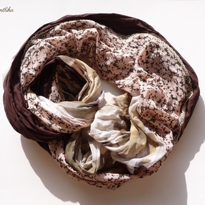 Őszi natúr  (őszi-tavaszi csősál) - Aranypántlika - ruha & divat - sál, sapka, kendő - sál - Meska.hu Őszi natúr  (őszi-tavaszi csősál) - Aranypántlika - ruha & divat - sál, sapka, kendő - sál - Meska.hu