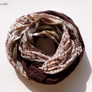 Őszi natúr  (őszi-tavaszi csősál) - Aranypántlika - ruha & divat - sál, sapka, kendő - sál - Meska.hu Őszi natúr  (őszi-tavaszi csősál) - Aranypántlika - ruha & divat - sál, sapka, kendő - sál - Meska.hu